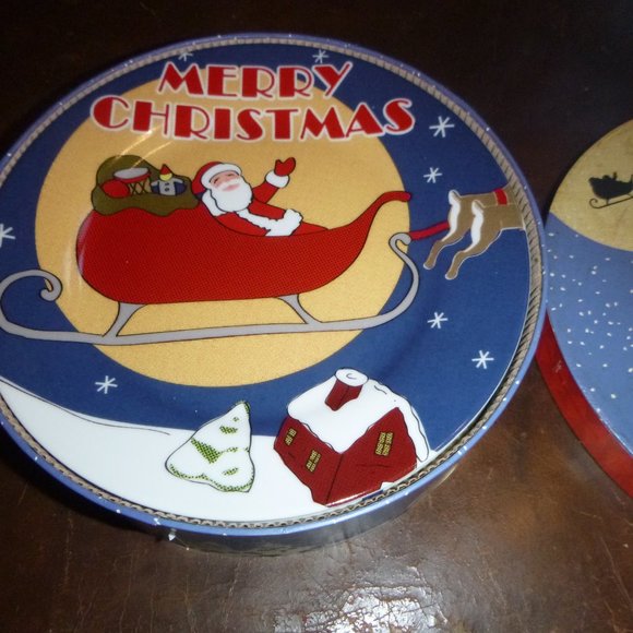 Remember When Holiday Plate Set of 4 - New! - Picture 2 of 3